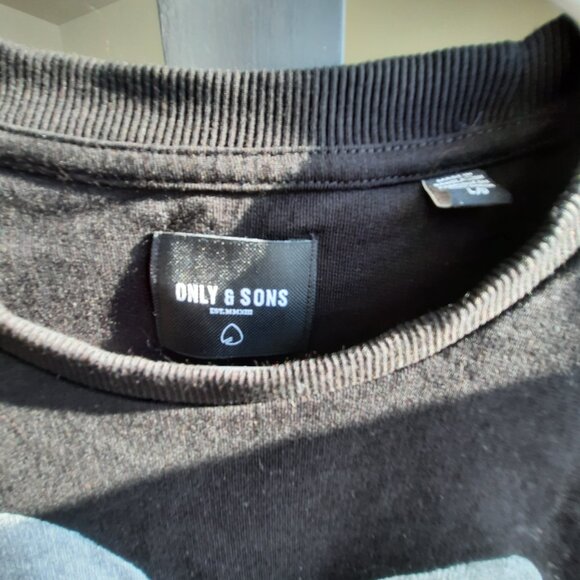 Cool Only and Sons graphic sweatshirt with French bulldog, 100% cotton - Picture 4 of 5